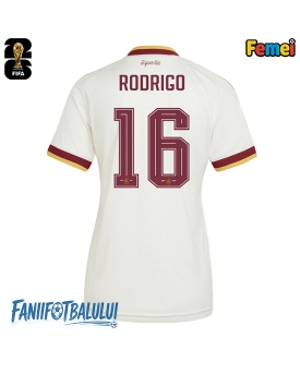 Spania Rodri Hernandez #16 Echipament de Fotbal Replică Mondial 2026 Femei Deplasare